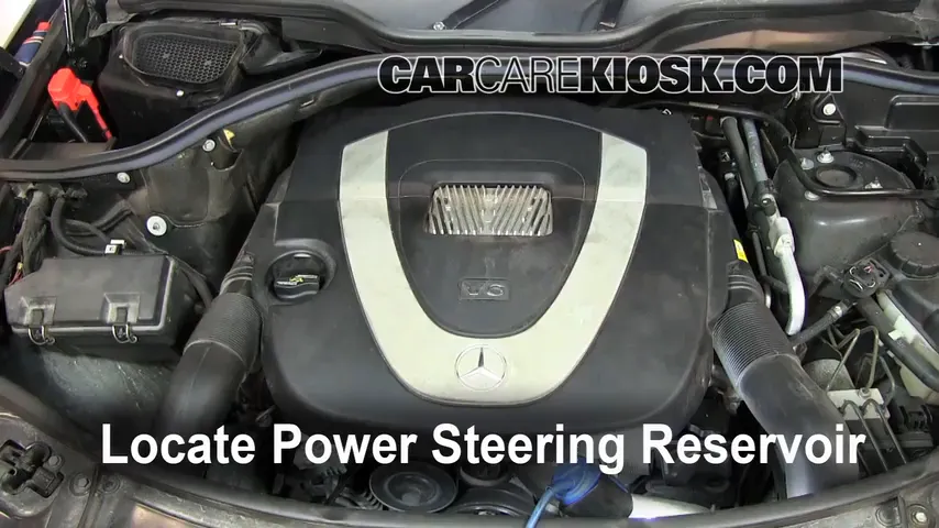 2007 Mercedes-Benz ML350 3.5L V6 Power Steering Fluid Add Fluid